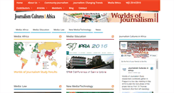 Desktop Screenshot of journalismcultures.org