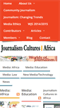 Mobile Screenshot of journalismcultures.org