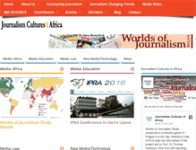 Tablet Screenshot of journalismcultures.org
